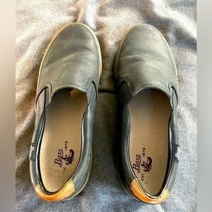 Bass Pilot Core Leather Slip On Sneakers Size 11